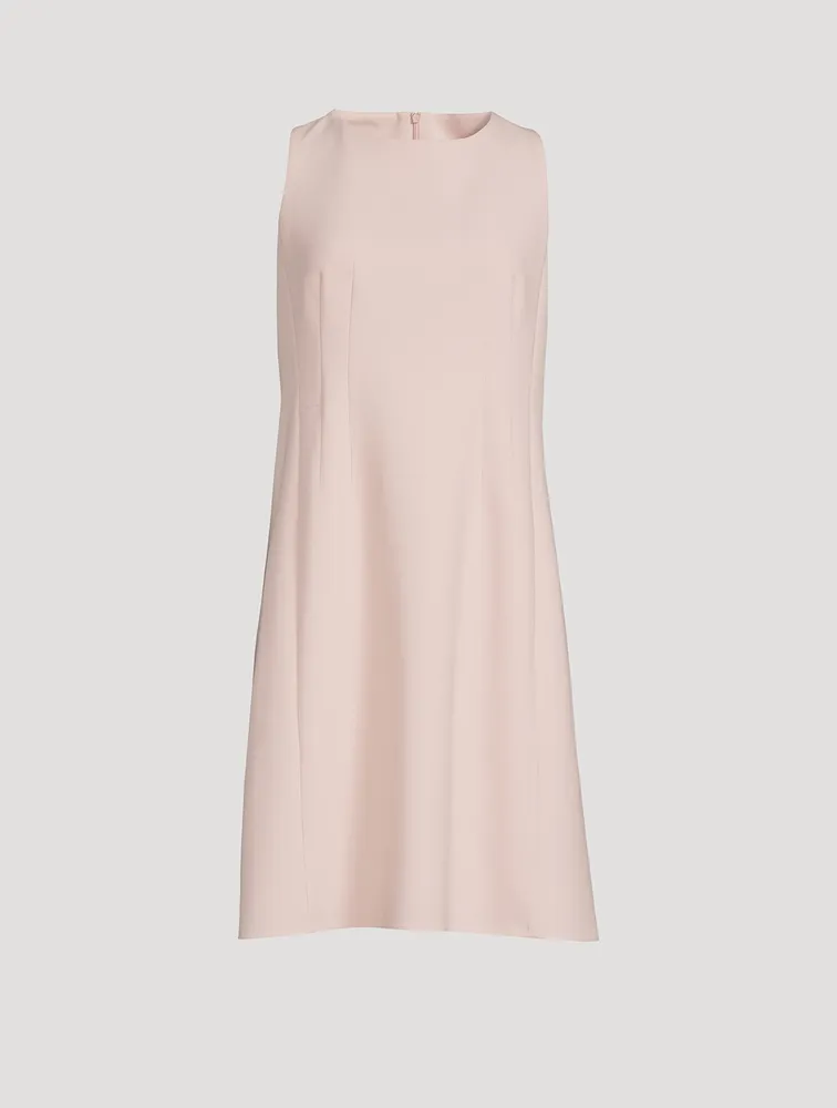 Stretch-Wool Sheath Dress