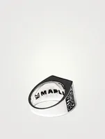 Sterling Silver Buick Ring With Tiger Eye