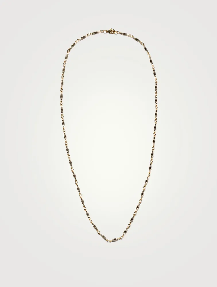 14K Gold Sunburst Chain