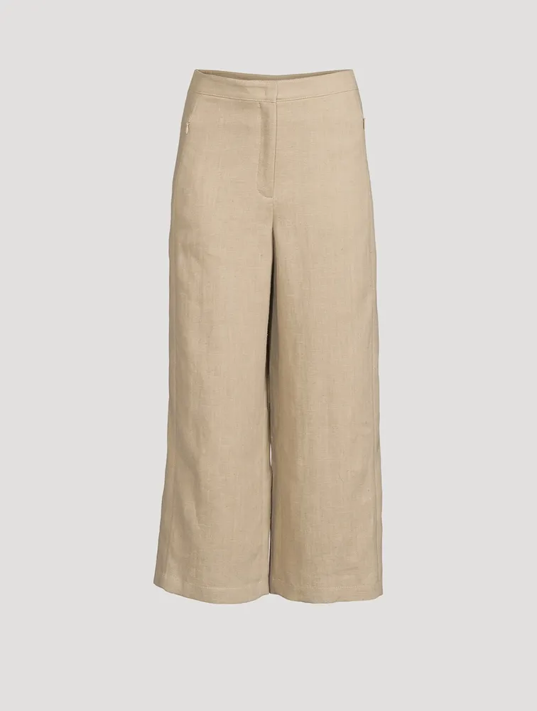 Filip Wide-Leg Linen Trousers