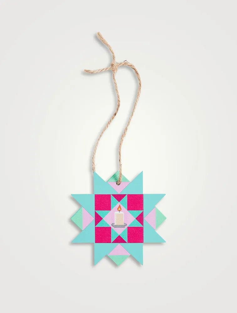 Holts Holiday Candle Emoji Ornament