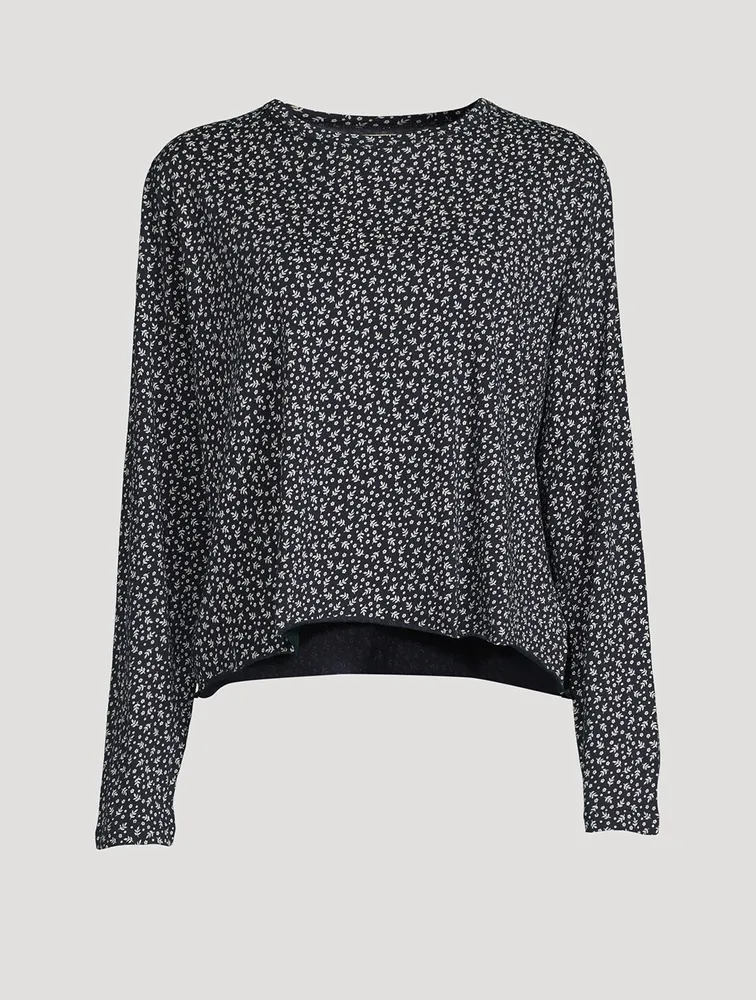 The Sleep T-Shirt Leaf Print