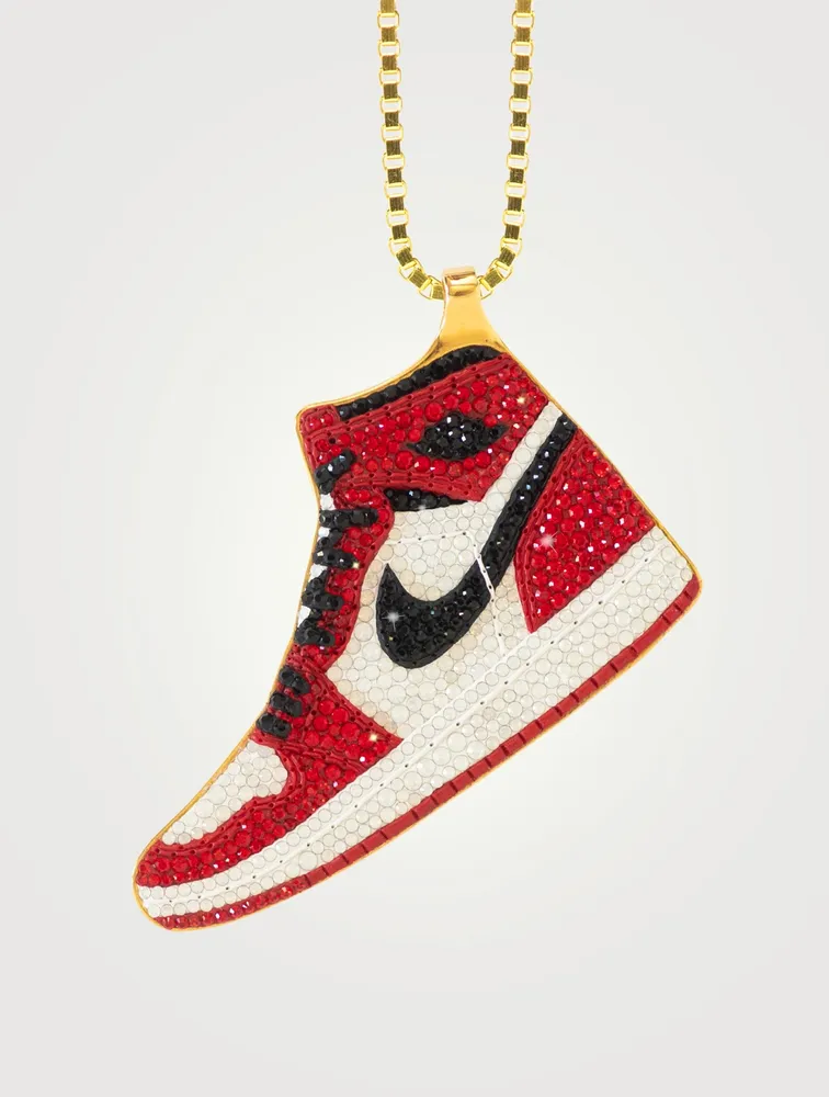Iced Chicago 2.0 Pendant Necklace With Crystals - Limited Edition