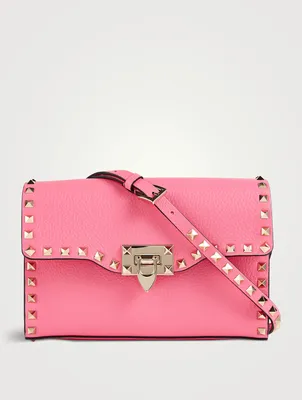 Medium Rockstud Leather Crossbody Bag