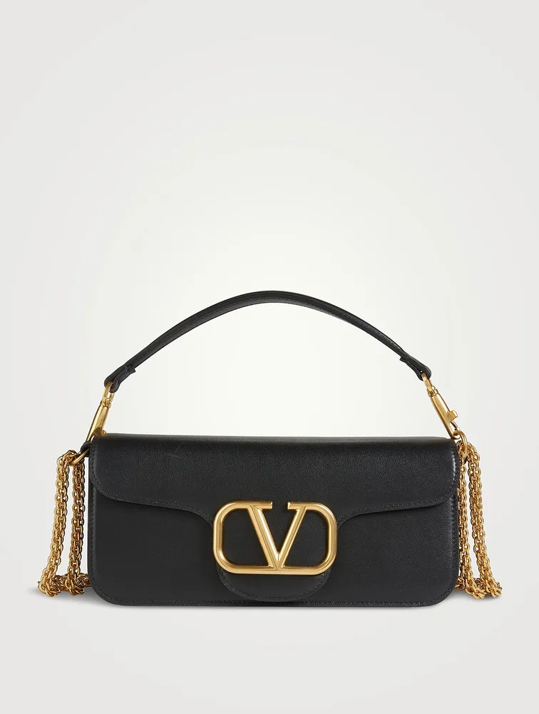 VLOGO Signature Leather Shoulder Bag