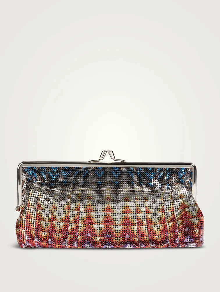 Pixel II Metal Mesh Clutch