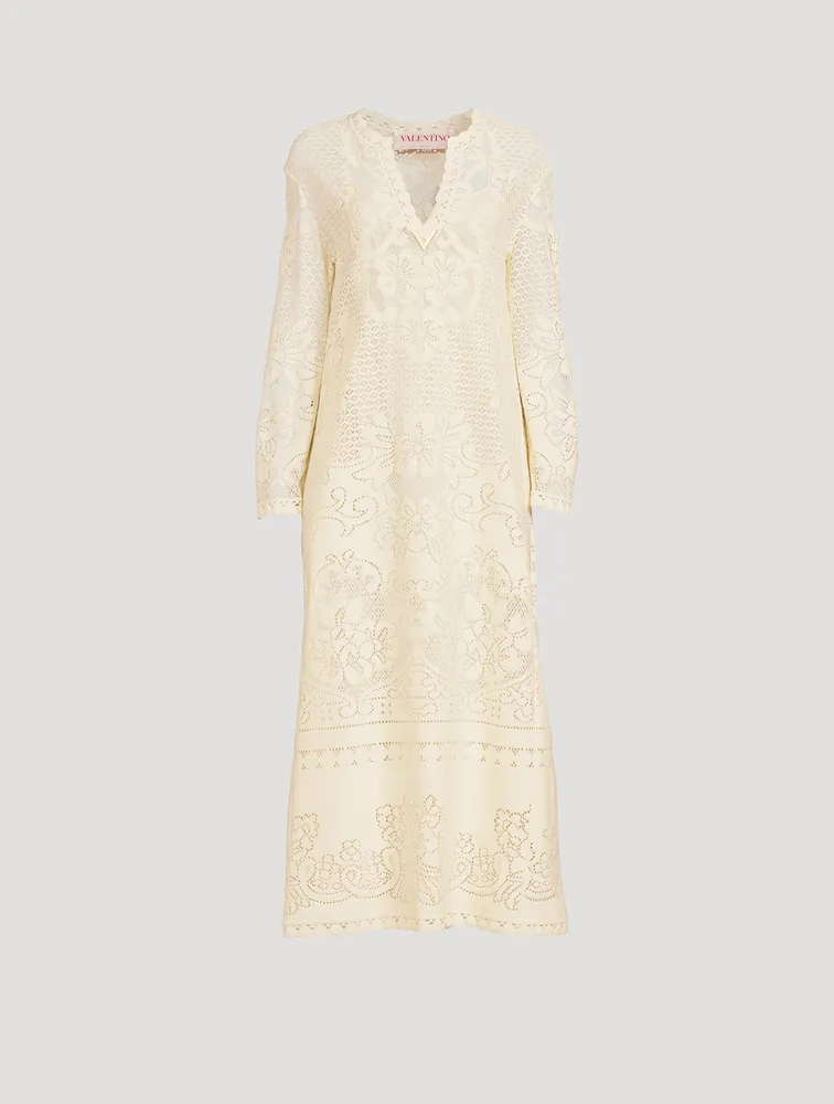 Peonies Blanket Lace Caftan