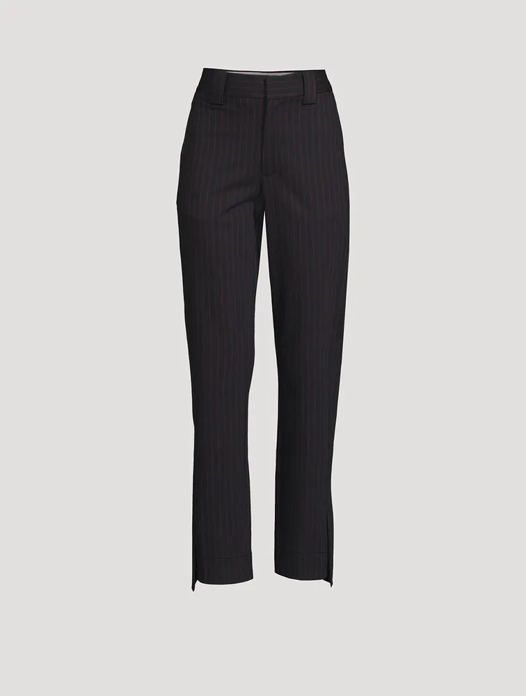 Pinstripe Trousers