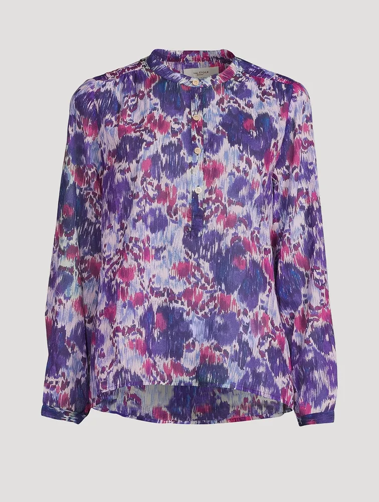 Maria Cotton Blouse Floral Print