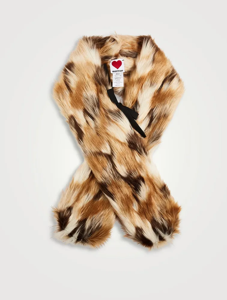 Faux Fur Scarf Stole
