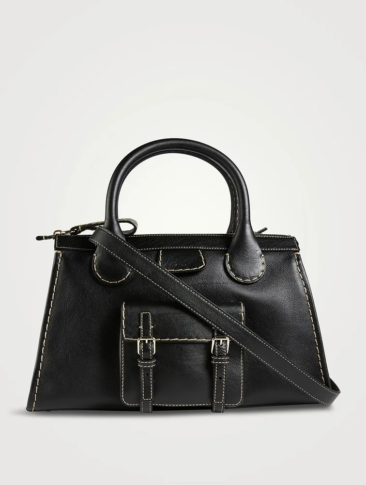 Medium Edith Leather Satchel