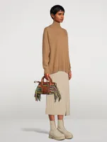 Mini Edith Recycled Cashmere And Wool Satchel