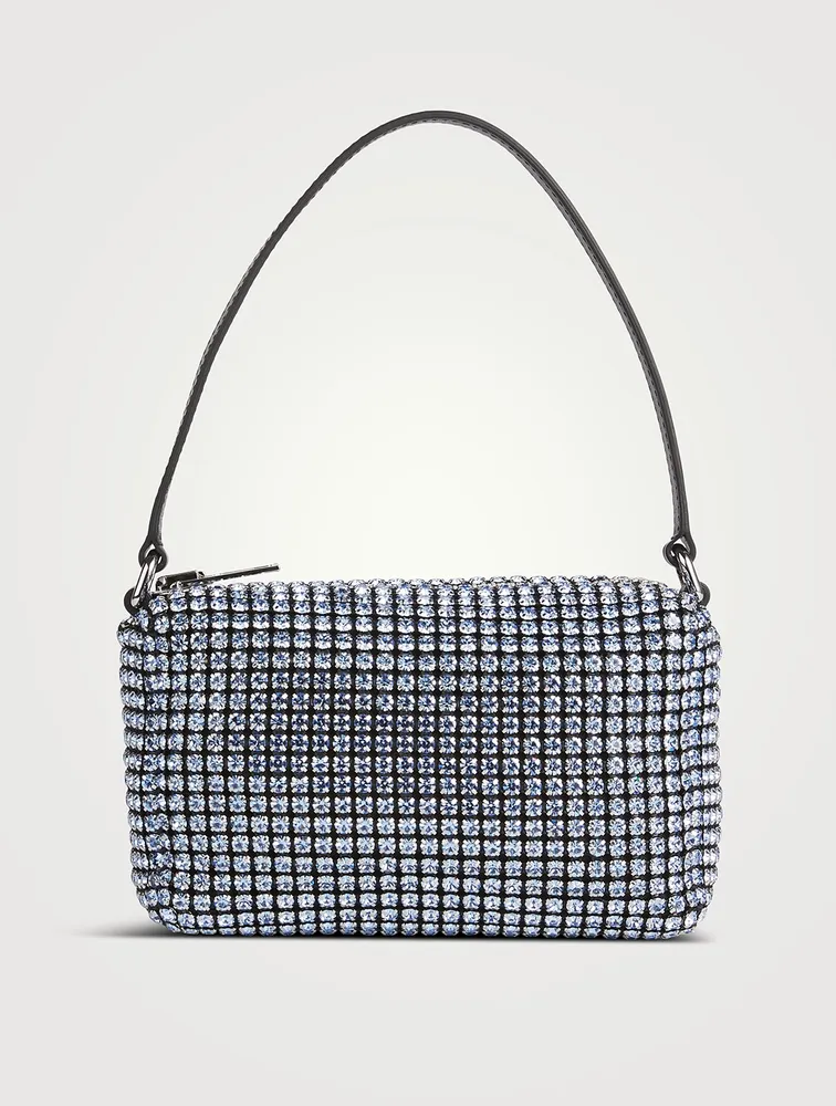 Medium Heiress Crystal Mesh Pouch