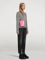Small Banner Recycled Leather Crossbody Bag