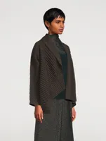 Slant Pleats Jacket