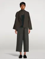 Slant Pleats Jacket
