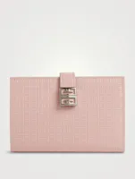 Medium 4G Embossed Leather Bifold Wallet