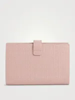 Medium 4G Embossed Leather Bifold Wallet