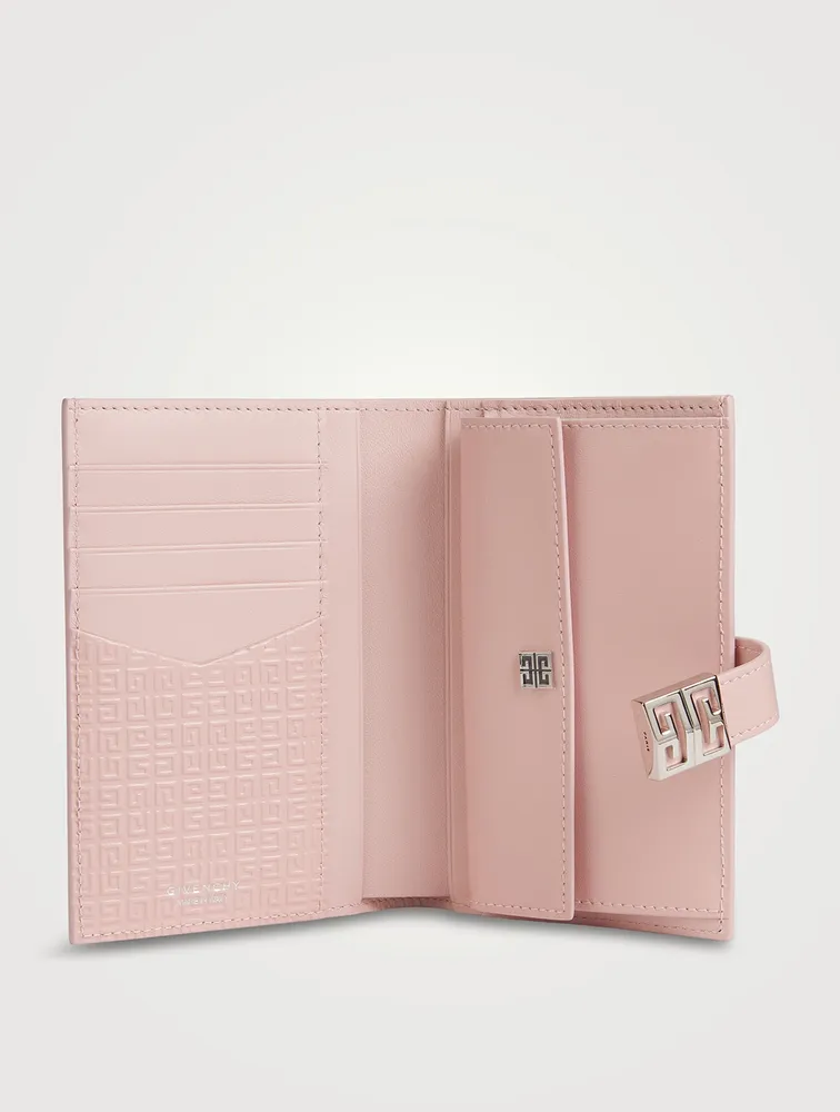 Medium 4G Embossed Leather Bifold Wallet
