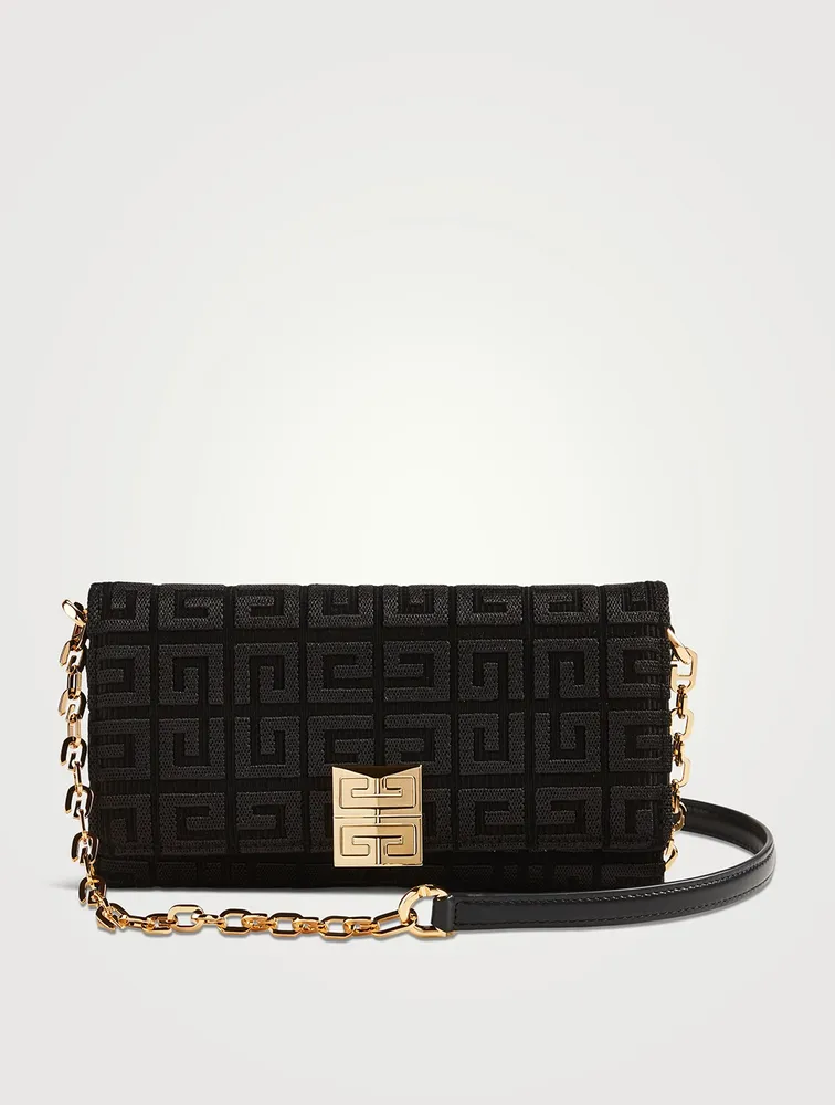 4G Monogram Leather Chain Wallet
