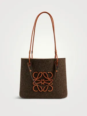 Square Basket Felt Bag