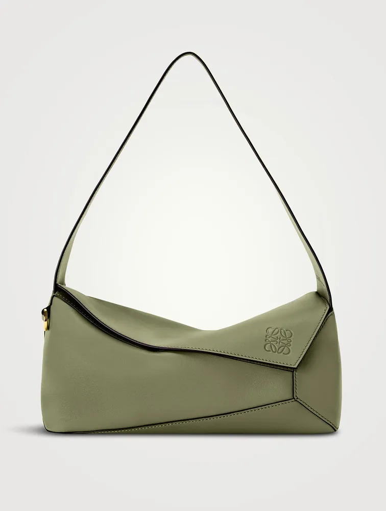 Puzzle Leather Shoulder Bag
