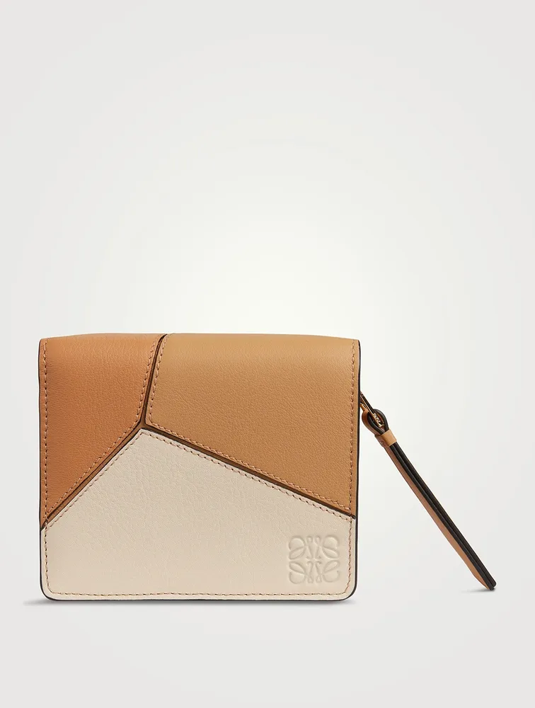 Puzzle Colourblock Leather Wallet