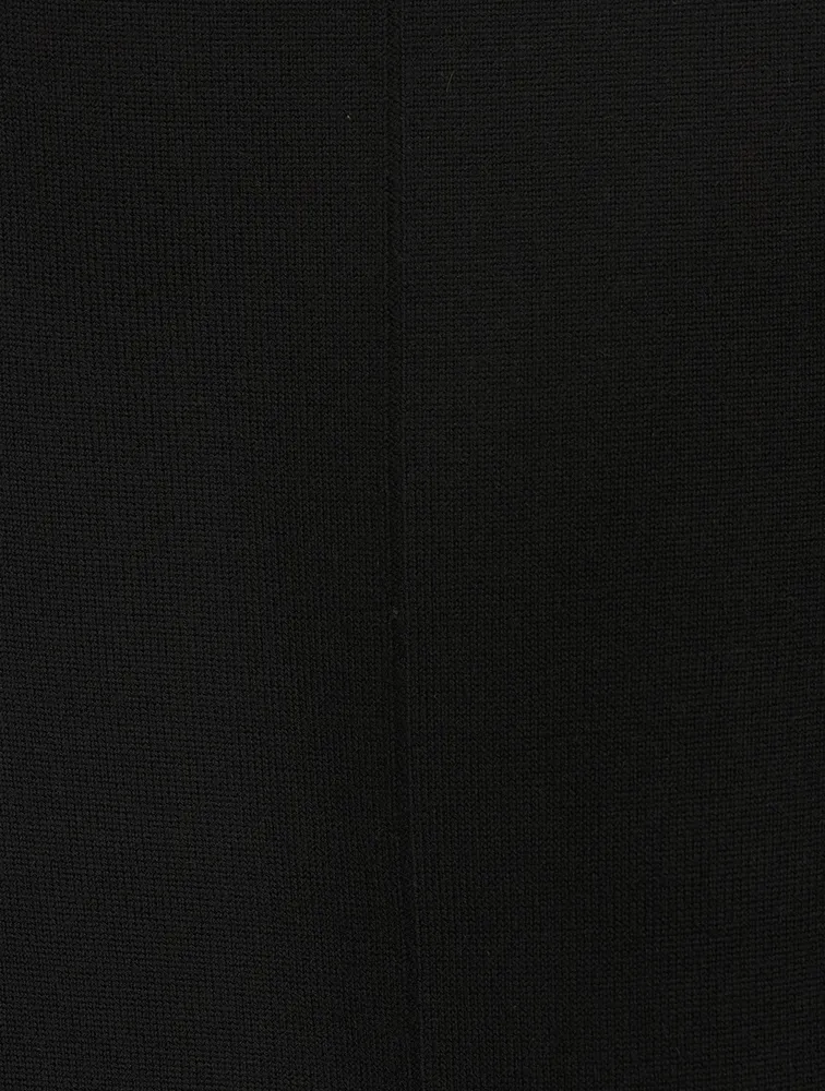Double-Face Merino Wool Cardigan