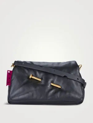 Nailed 30 Slouchy Leather Clutch Bag