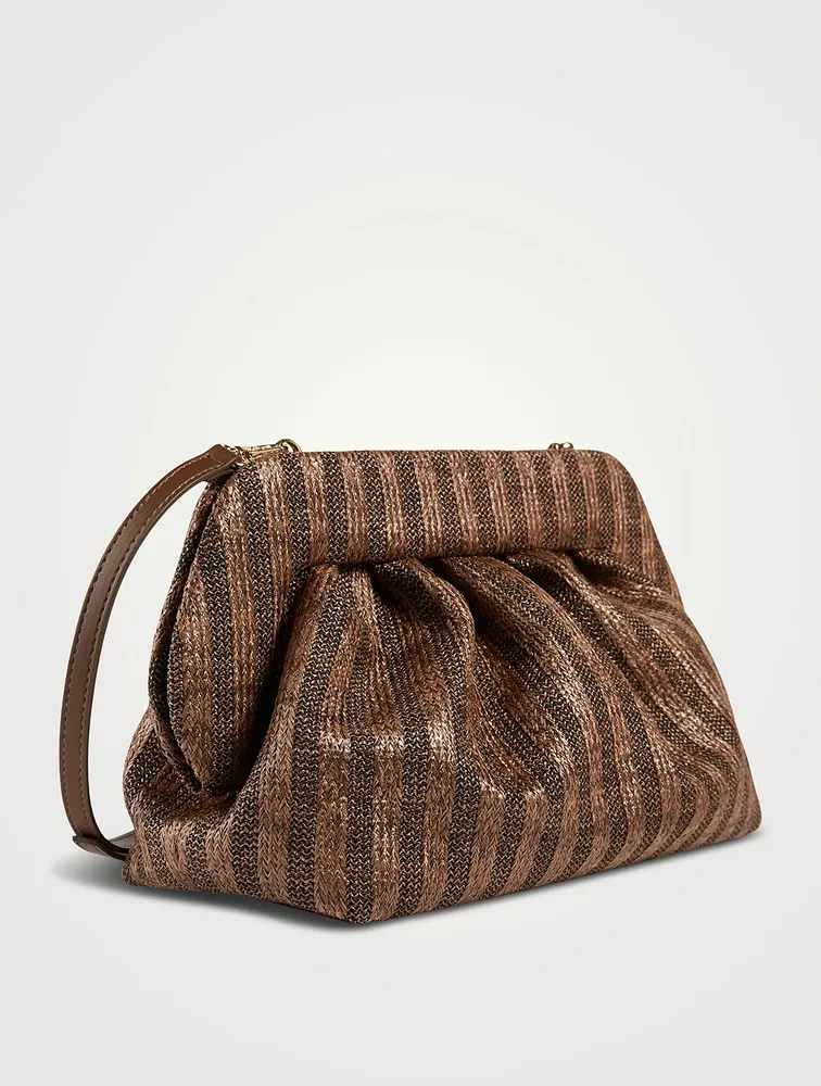 Bios Marina Braided Eco Leather Clutch Bag