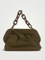 Bios Recycled Nylon Clutch Bag With Chain