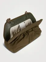 Bios Recycled Nylon Clutch Bag With Chain