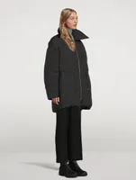 Drawstring Down Jacket
