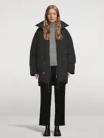 Drawstring Down Jacket