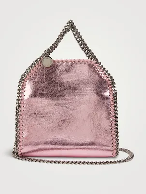 Tiny Falabella Metallic Tote Bag
