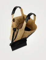 Stella Logo Raffia Tote Bag