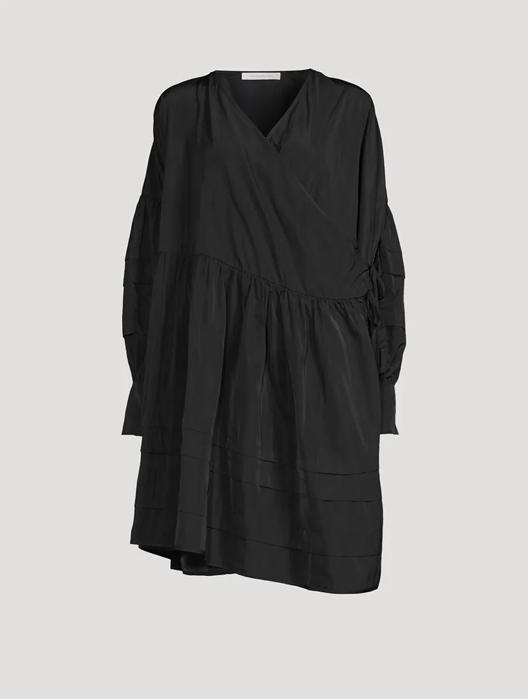 Amalie Recycled Polyester Wrap Dress