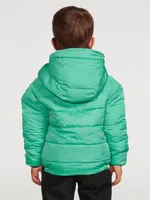 Spiek x Patch Reversible Puffer Jacket With Hood
