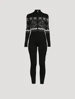 Nordic Wool Long-Sleeve Jumpsuit