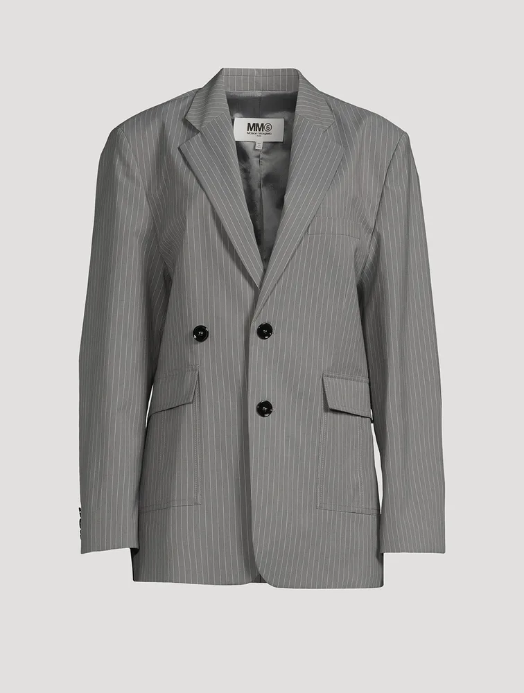 Pinstripe Blazer