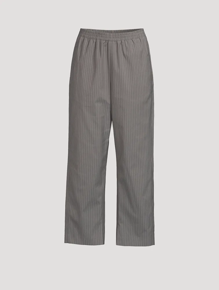 Pinstripe Trousers