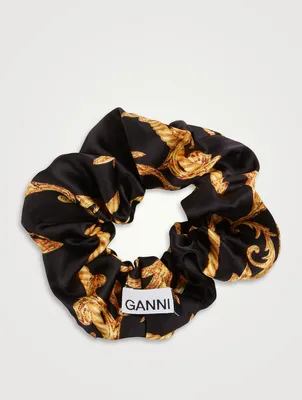 Silk Stretch Printed Scrunchie