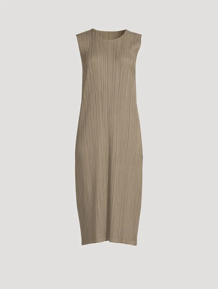 Sand Pleats Dress