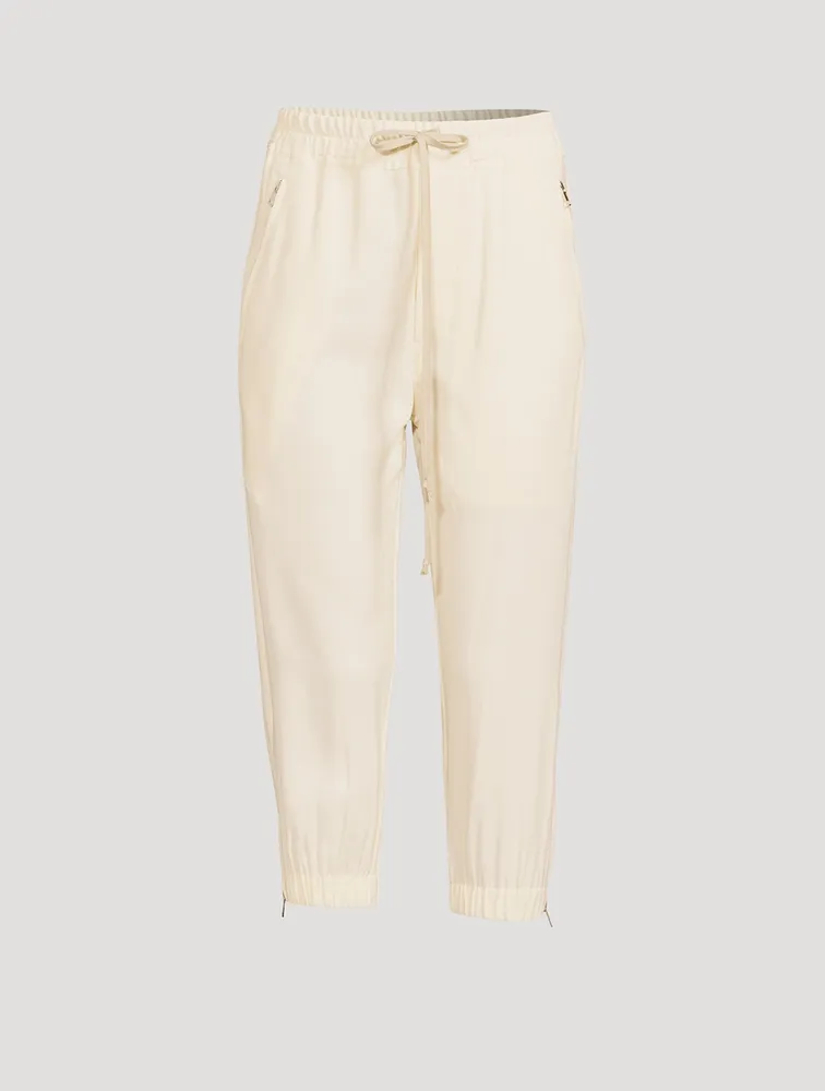 Cropped Cady Track Pants