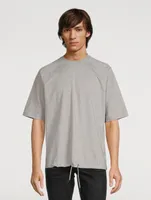Cotton T-Shirt With Drawstring