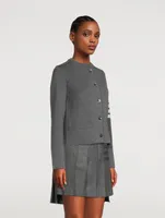 Wool Crewneck Cardigan