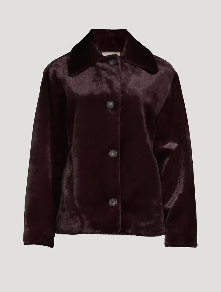 Plush Faux Fur Jacket