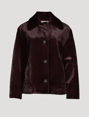Plush Faux Fur Jacket