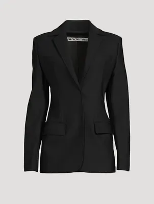 Stretch-Nylon Slim Blazer