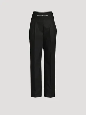 Wide-Leg Trousers